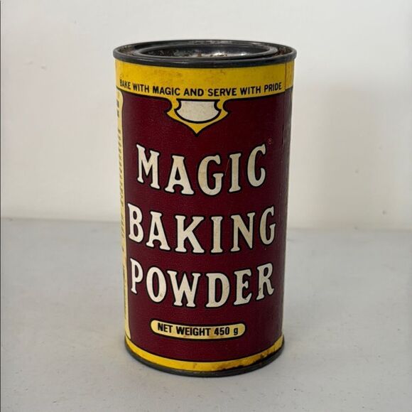Vintage tin Magic Baking Powder 450g tin - Picture 1 of 4